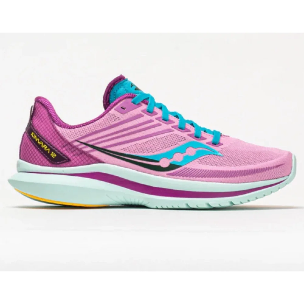 New SAUCONY Kinvara 12 Women's Size 8 Running Shoes Future Pink Rose S10619-26 - Picture 1 of 6